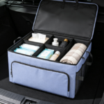 Foldable, Durable, Sturdy 2-Compartment Car Organizer