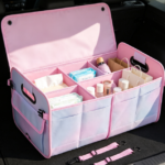 Sturdy Waterproof Foldable Trunk Organizer With Adjustable Straps