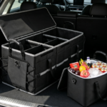 Foldable 3-Compartment Insulated, Leak-Proof Cooler Organizer
