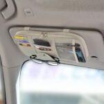 Car Sun Visor Organizer With Mesh Pocket And Zipper