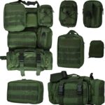 Tactical Vehicle Seat-Back Storage System With Six Protective Pouches